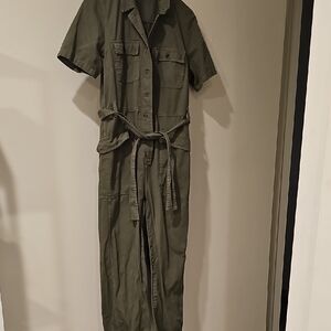 Women's Olive Jumpsuit
